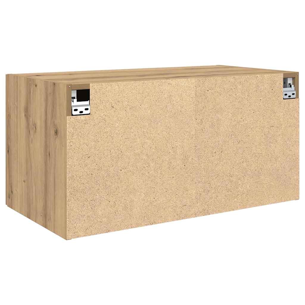 Wandschrank Artisan-Eiche 80 x 42,5 x 40 cm Holzwerkstoff