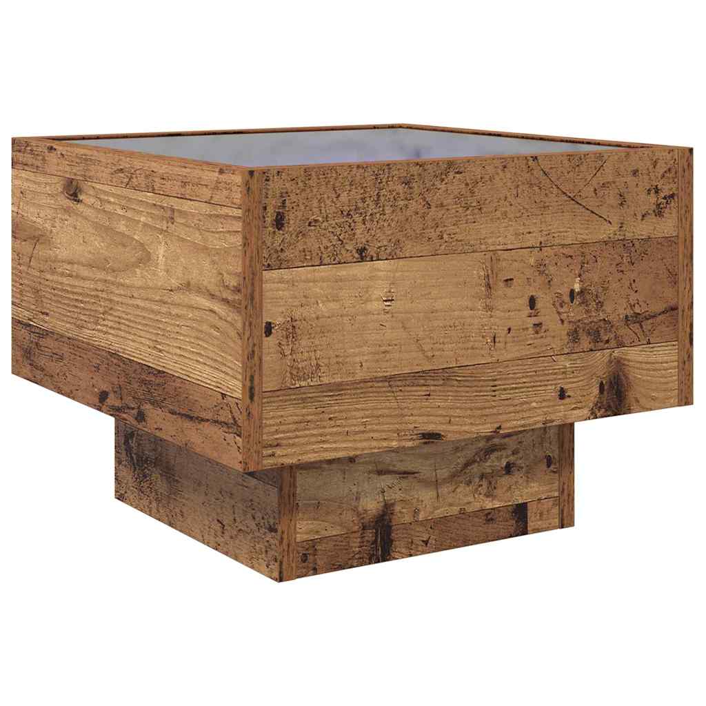 Couchtisch Altholz 40 x 40 x 30 cm Holzwerkstoff