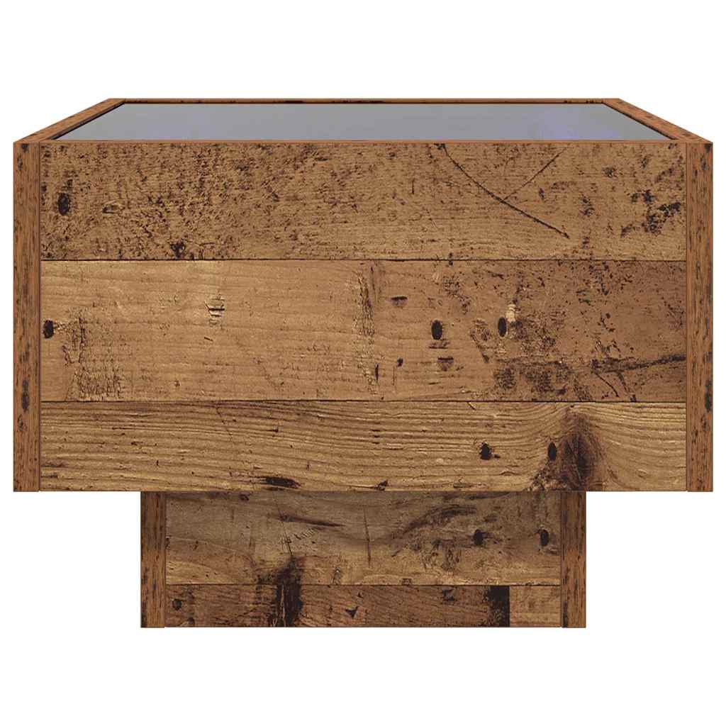 Couchtisch Altholz 40 x 40 x 30 cm Holzwerkstoff