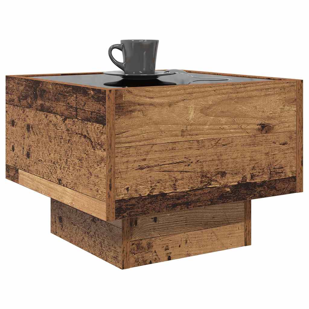 Couchtisch Altholz 40 x 40 x 30 cm Holzwerkstoff