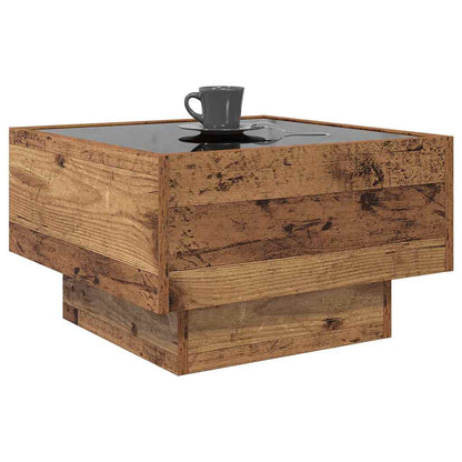 Couchtisch Altholz 50 x 50 x 30 cm Holzwerkstoff