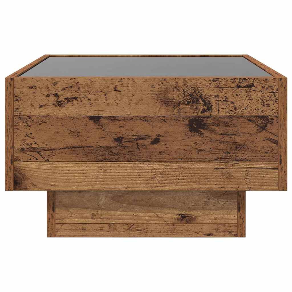 Couchtisch Altholz 50 x 50 x 30 cm Holzwerkstoff