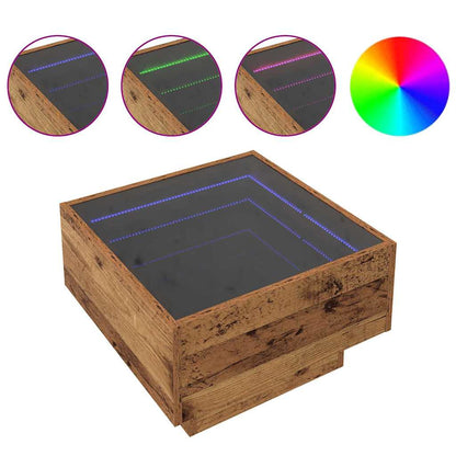 Couchtisch Altholz 50 x 50 x 30 cm Holzwerkstoff