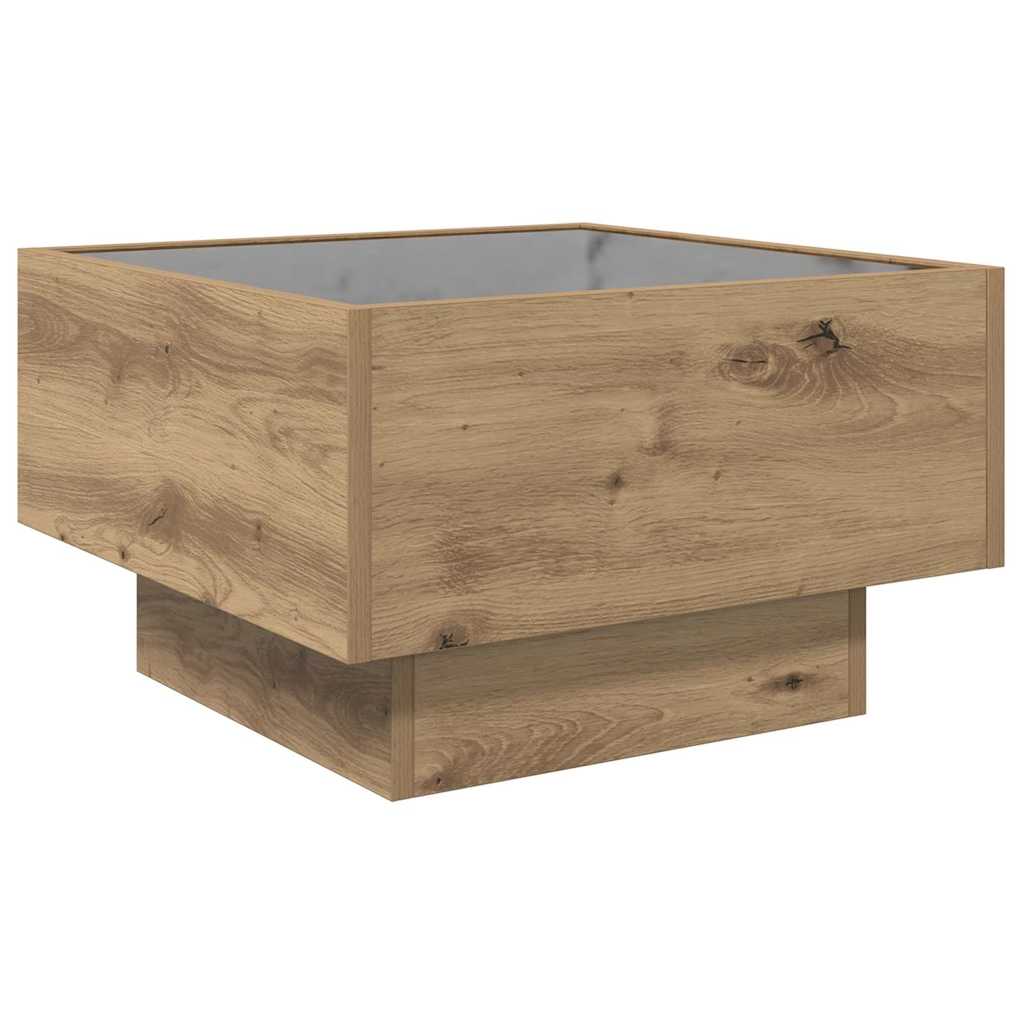 Couchtisch Artisan-Eiche 50 x 50 x 30 cm Holzwerkstoff