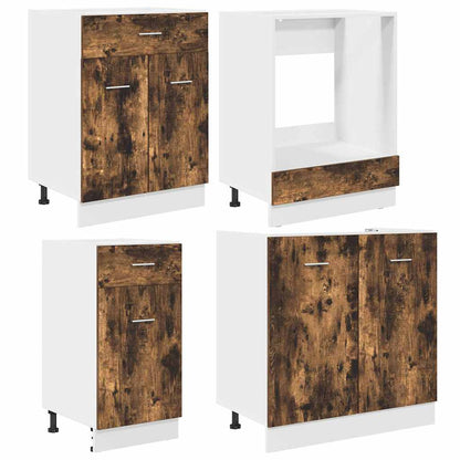 Küchenschrank-Set Lyon 8 pcs Räuchereiche 240 x 46 x 81,5 cm