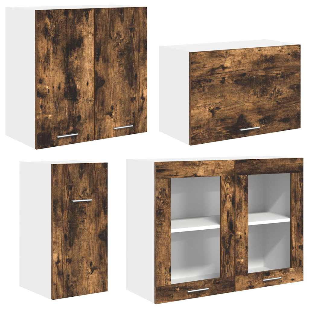 Küchenschrank-Set Lyon 8 pcs Räuchereiche 240 x 46 x 81,5 cm