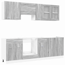 Küchenschrank-Set Lyon 8 pcs Graues Sonoma 240 x 46 x 81,5 cm