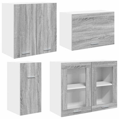 Küchenschrank-Set Lyon 8 pcs Graues Sonoma 240 x 46 x 81,5 cm