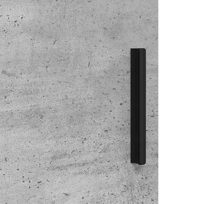 Badezimmermöbel Set mit Tür 3 pcs Betongrau 61 x 35 x 64 cm