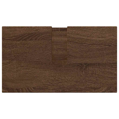 Badezimmermöbel Set 3 pcs Braun Eichen-Optik 61 x 35 x 64 cm