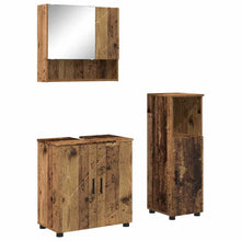 Badezimmermöbel Set 3 pcs Altholz 61 x 35 x 64 cm Holzwerkstoff