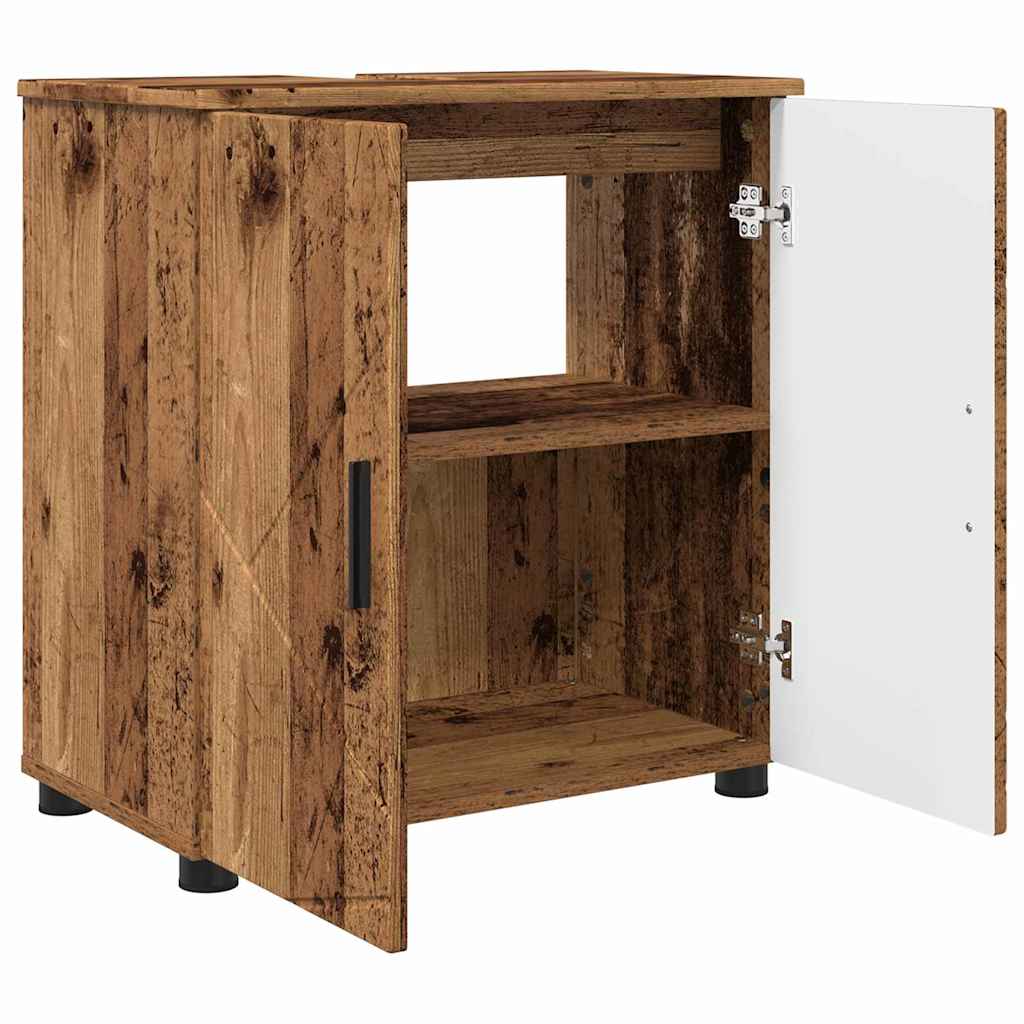 Badezimmermöbel Set 3 pcs Altholz 61 x 35 x 64 cm Holzwerkstoff