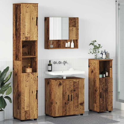 Badezimmermöbel Set 4 pcs Altholz 61 x 35 x 64 cm Holzwerkstoff