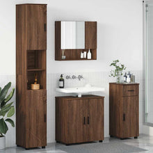 Badezimmermöbel Set 4 pcs Braun Eichen-Optik 61 x 35 x 64 cm