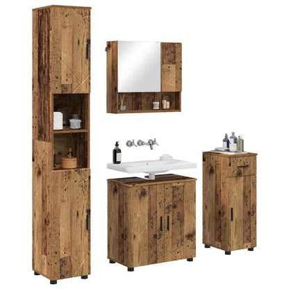 Badezimmermöbel Set 4 pcs Altholz 61 x 35 x 64 cm Holzwerkstoff