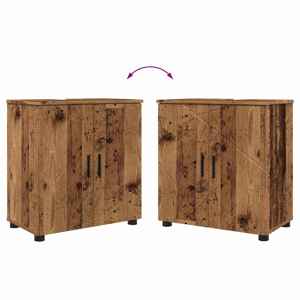 Badezimmermöbel Set 5 pcs Altholz 61 x 35 x 64 cm Holzwerkstoff