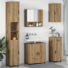 Badezimmermöbel Set mit Tür 5 pcs Artisan-Eiche 61 x 35 x 64 cm