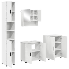 Badezimmermöbel Set 4 pcs Weiß 61 x 35 x 64 cm Holzwerkstoff