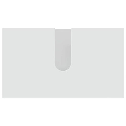 Badezimmermöbel Set 4 pcs Hochglanz-Weiß 61 x 35 x 64 cm