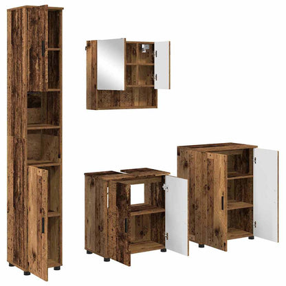 Badezimmermöbel Set 4 pcs Altholz 61 x 35 x 64 cm Holzwerkstoff