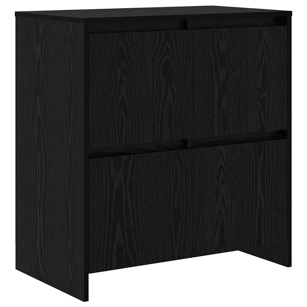 Sideboard 3 pcs Schwarz Eichen-Optik 70 x 41 x 75 cm
