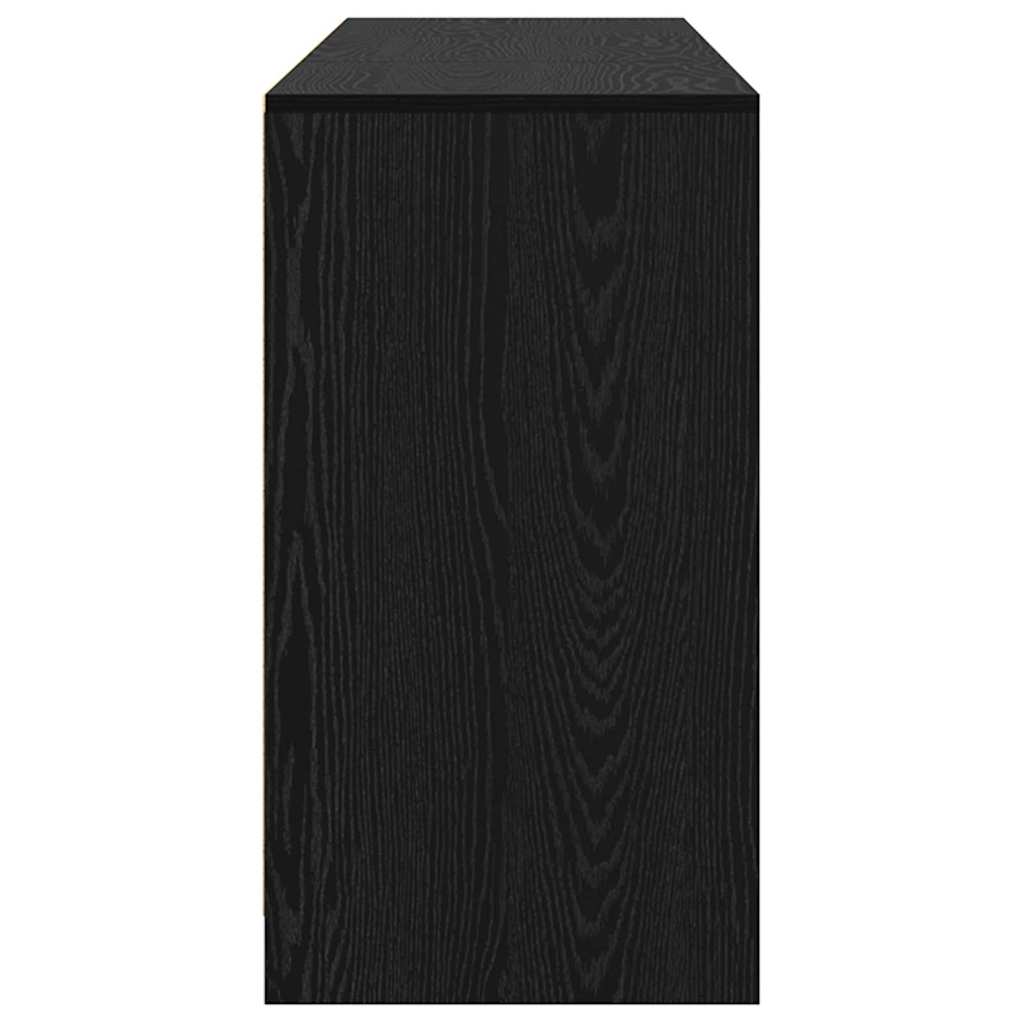 Sideboard 3 pcs Schwarz Eichen-Optik 70 x 41 x 75 cm
