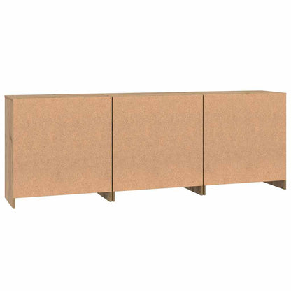 Sideboards 3 pcs Artisan-Eiche 70 x 41 x 75 cm Holzwerkstoff