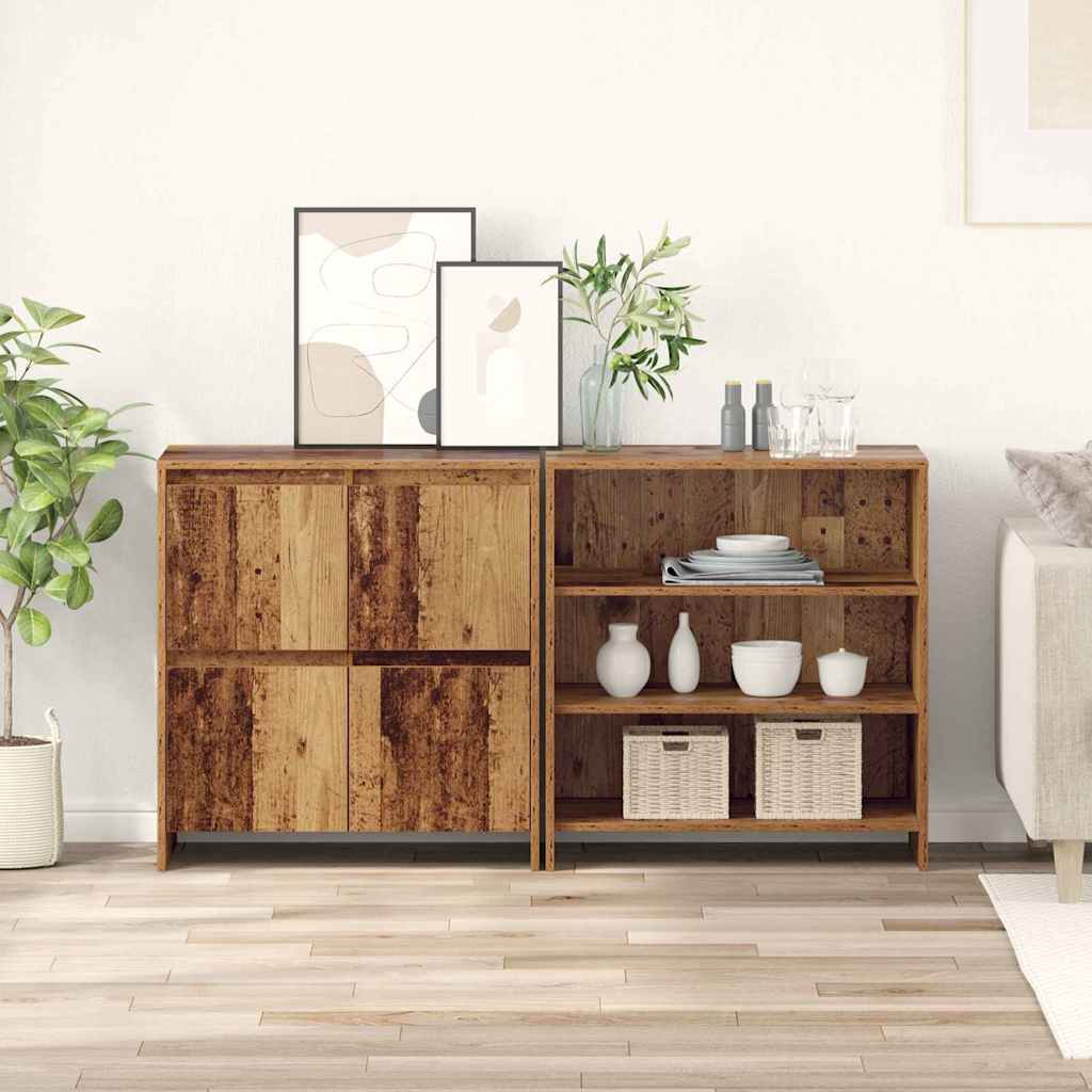 Sideboards 2 pcs Altholz 70 x 41 x 75 cm Holzwerkstoff