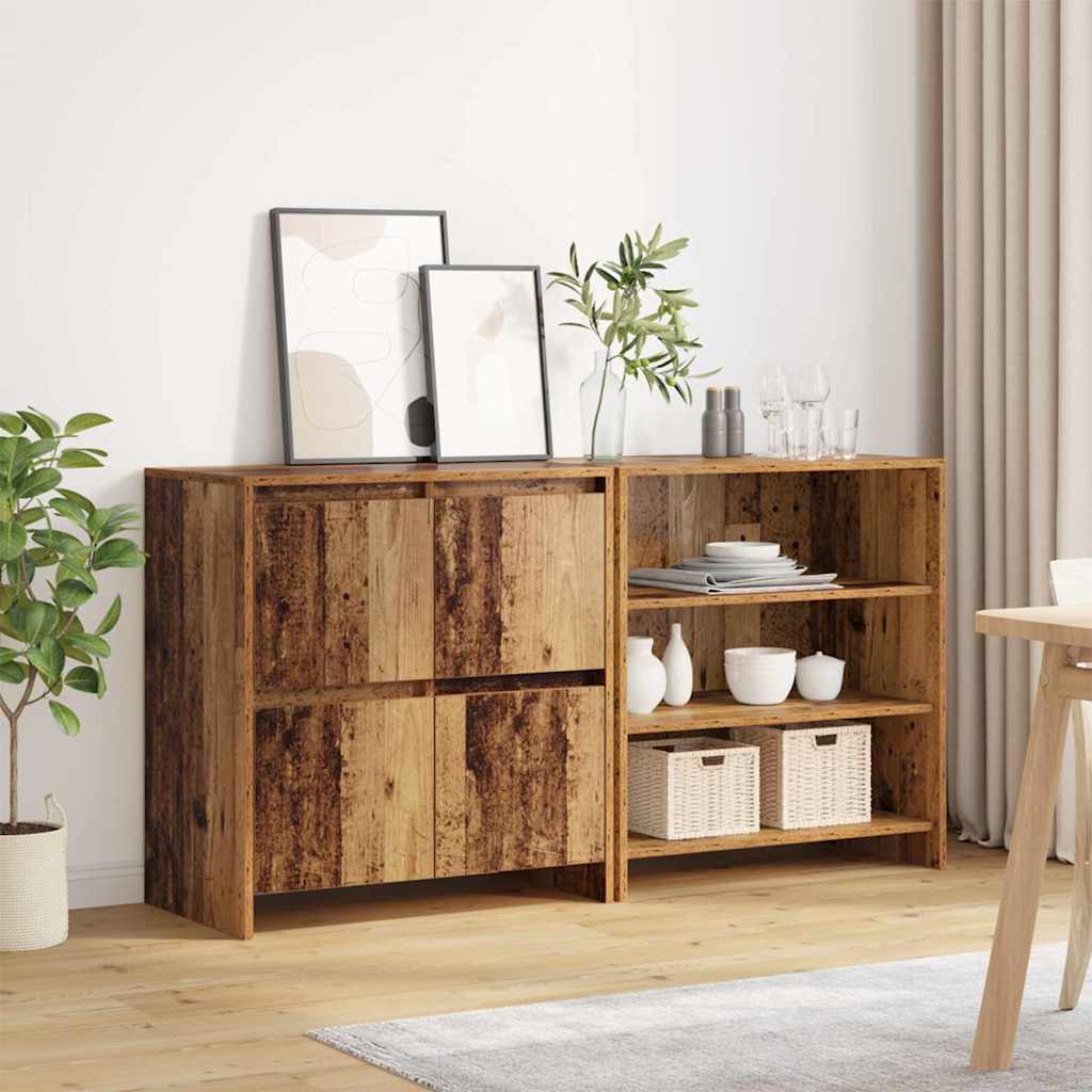 Sideboards 2 pcs Altholz 70 x 41 x 75 cm Holzwerkstoff