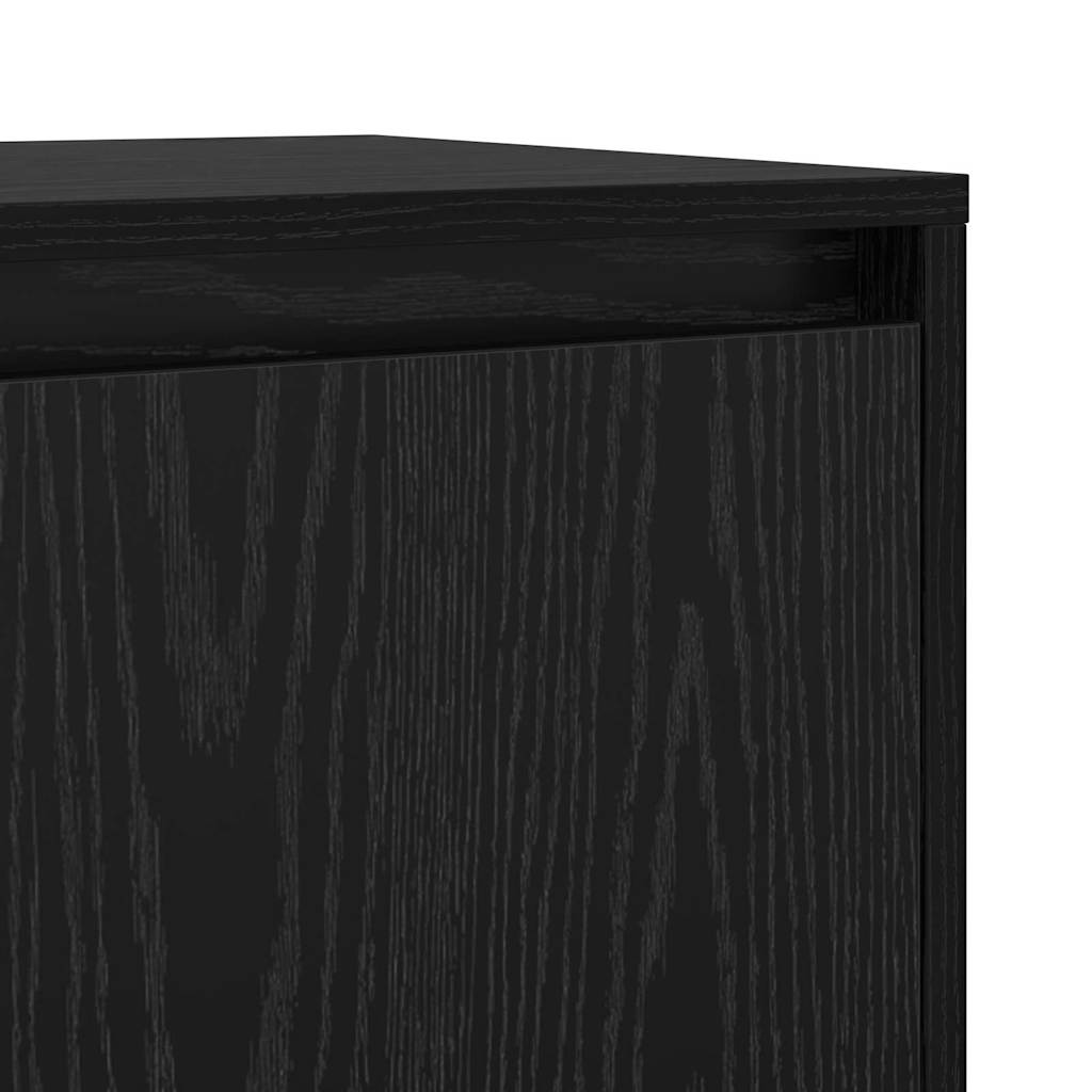 Sideboards 2 pcs Schwarz Eichen-Optik 70 x 41 x 75 cm