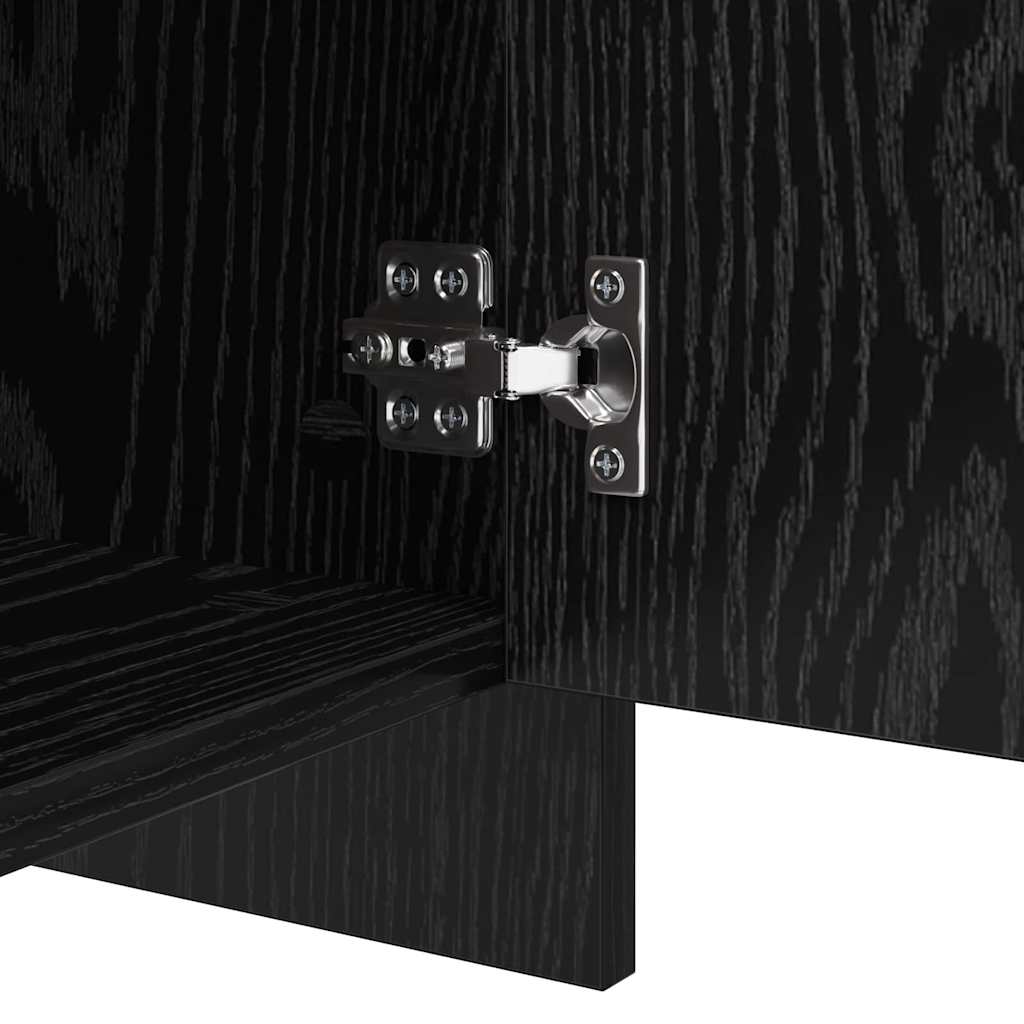 Sideboards 2 pcs Schwarz Eichen-Optik 70 x 41 x 75 cm