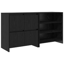 Sideboards 2 pcs Schwarz Eichen-Optik 70 x 41 x 75 cm