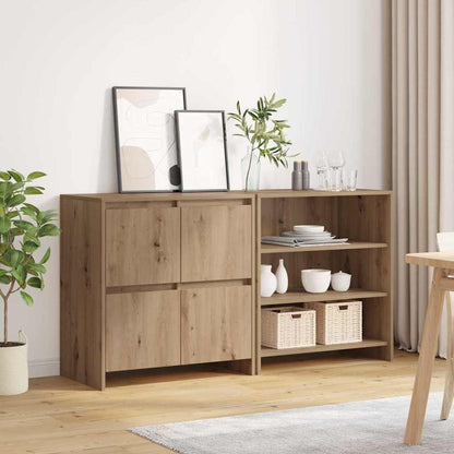 Sideboards 2 pcs Artisan-Eiche 70 x 41 x 75 cm Holzwerkstoff