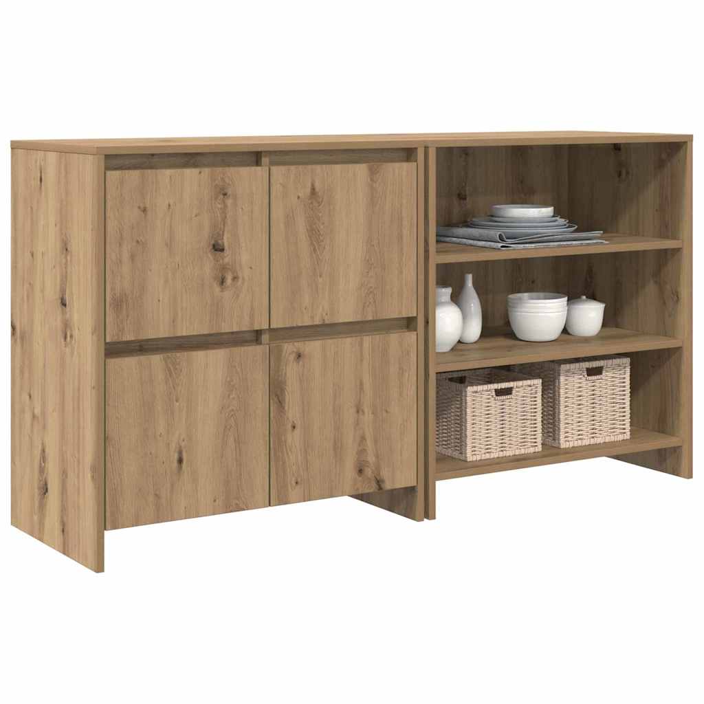 Sideboards 2 pcs Artisan-Eiche 70 x 41 x 75 cm Holzwerkstoff