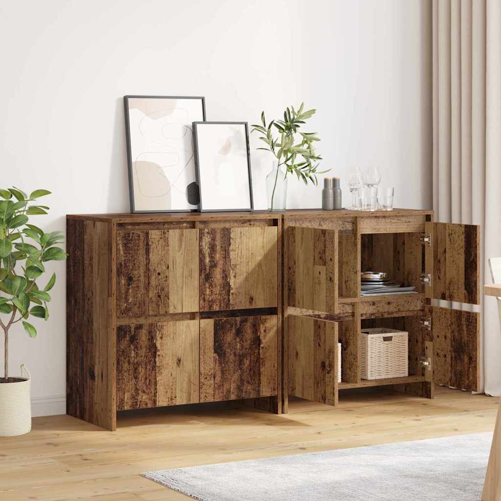 Sideboards 2 pcs Altholz 70 x 41 x 75 cm Holzwerkstoff