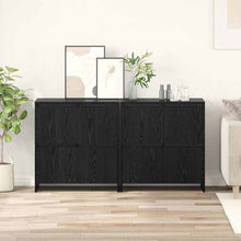 Sideboards 2 pcs Schwarz Eichen-Optik 70 x 41 x 75 cm