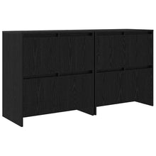 Sideboards 2 pcs Schwarz Eichen-Optik 70 x 41 x 75 cm
