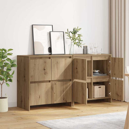 Sideboards 2 pcs Artisan-Eiche 70 x 41 x 75 cm Holzwerkstoff