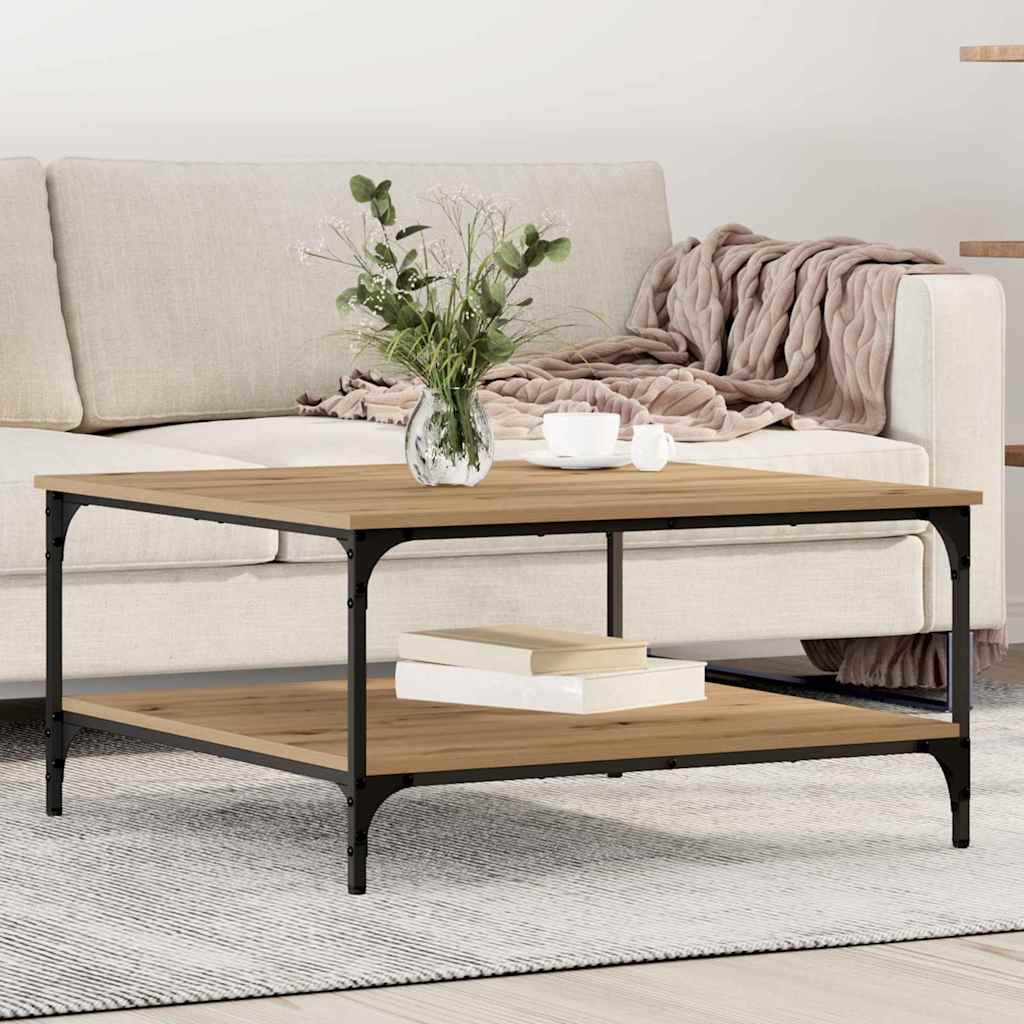 Couchtisch Artisan-Eiche 80 x 80 x 40 cm Holzwerkstoff