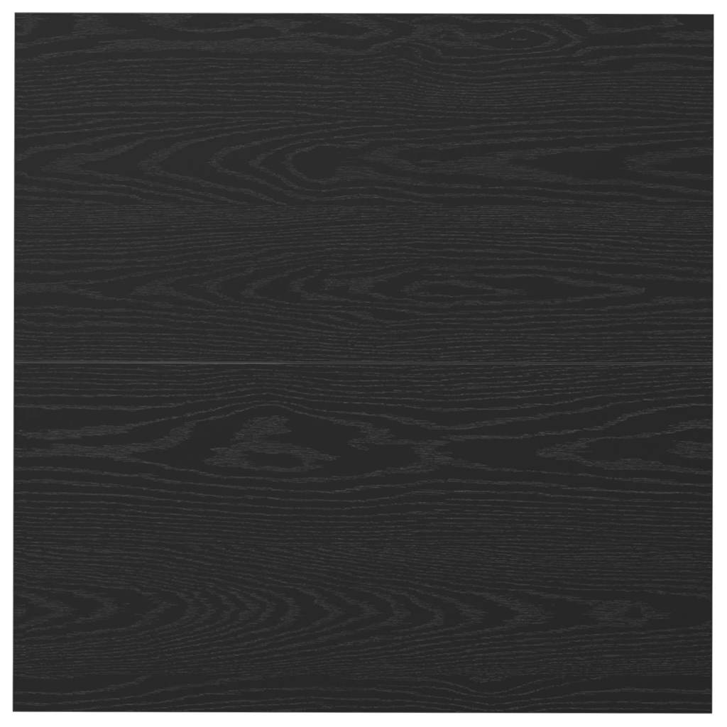Couchtisch Schwarz Eichen-Optik 80 x 80 x 40 cm Holzwerkstoff