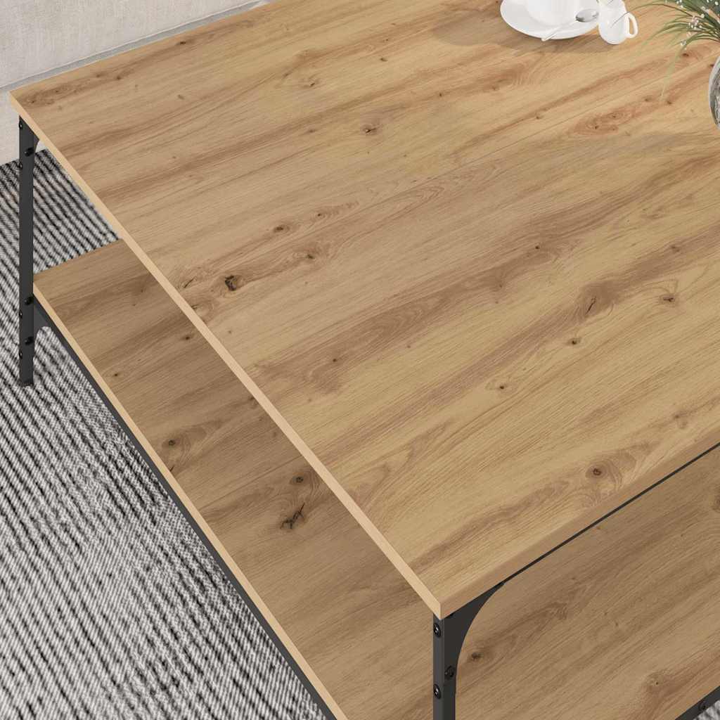 Couchtisch Artisan-Eiche 100 x 100 x 40 cm Holzwerkstoff