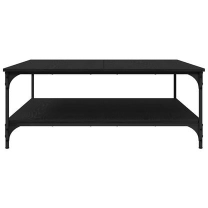 Couchtisch Schwarz Eichen-Optik 100 x 100 x 40 cm Holzwerkstoff