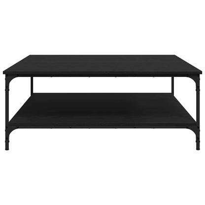 Couchtisch Schwarz Eichen-Optik 100 x 100 x 40 cm Holzwerkstoff