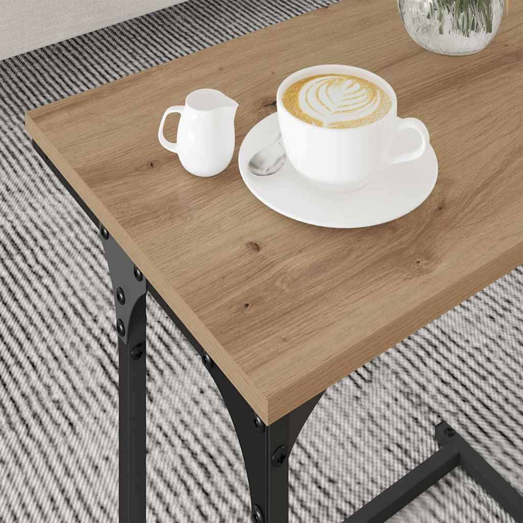 Nesting Couchtisch 3 pcs Artisan-Eiche 50,5 x 35 x 53 cm