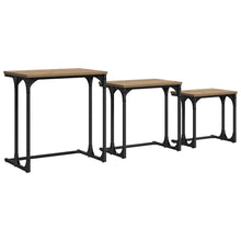 Nesting Couchtisch 3 pcs Artisan-Eiche 50,5 x 35 x 53 cm