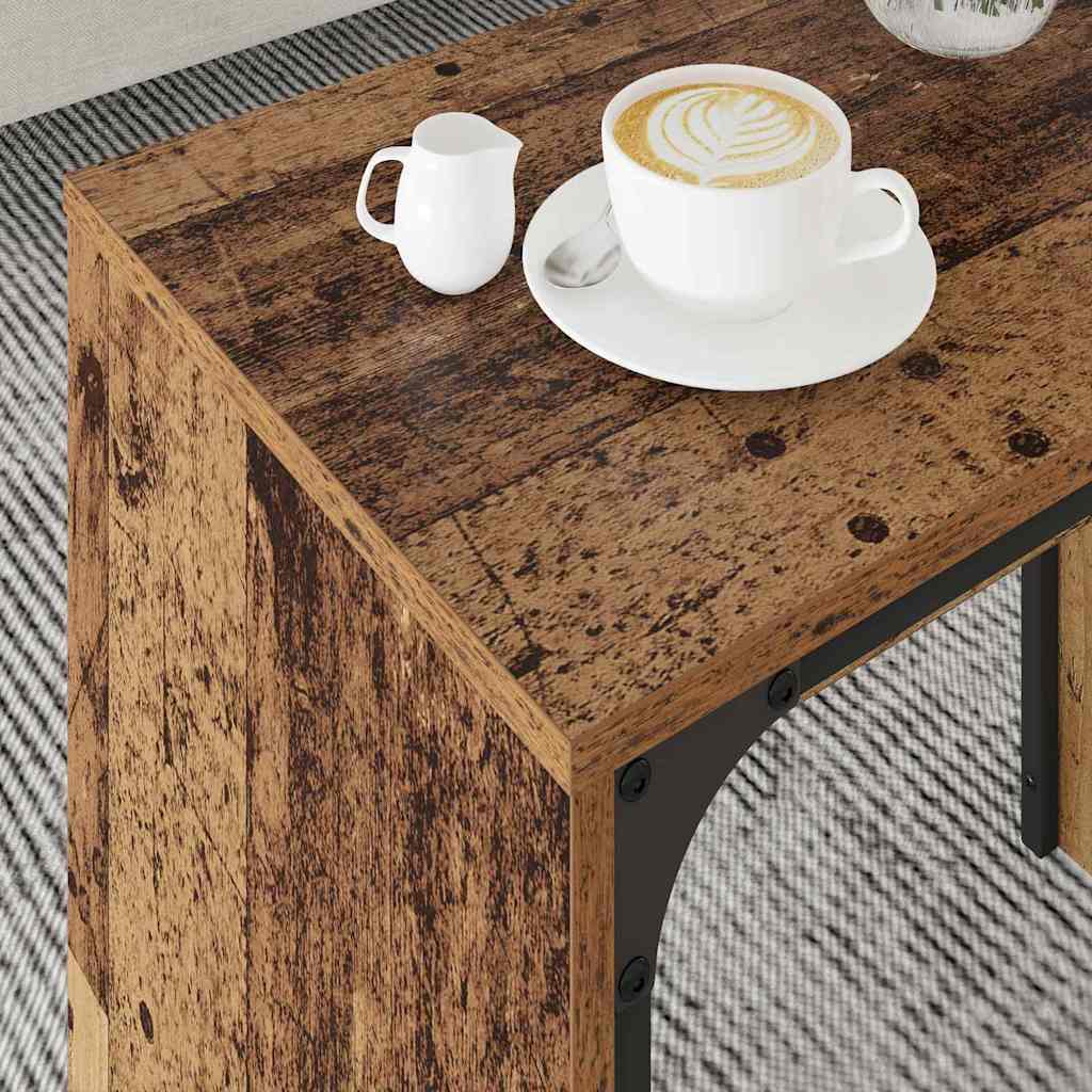 Nesting Couchtisch 3 pcs Altholz 60 x 35 x 56 cm Holzwerkstoff
