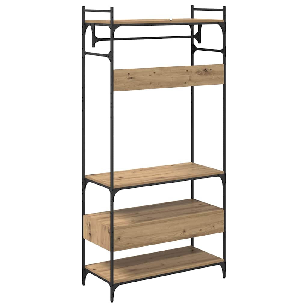 Kleiderschrank Artisan-Eiche 89 x 39 x 184.5 cm Holzwerkstoff