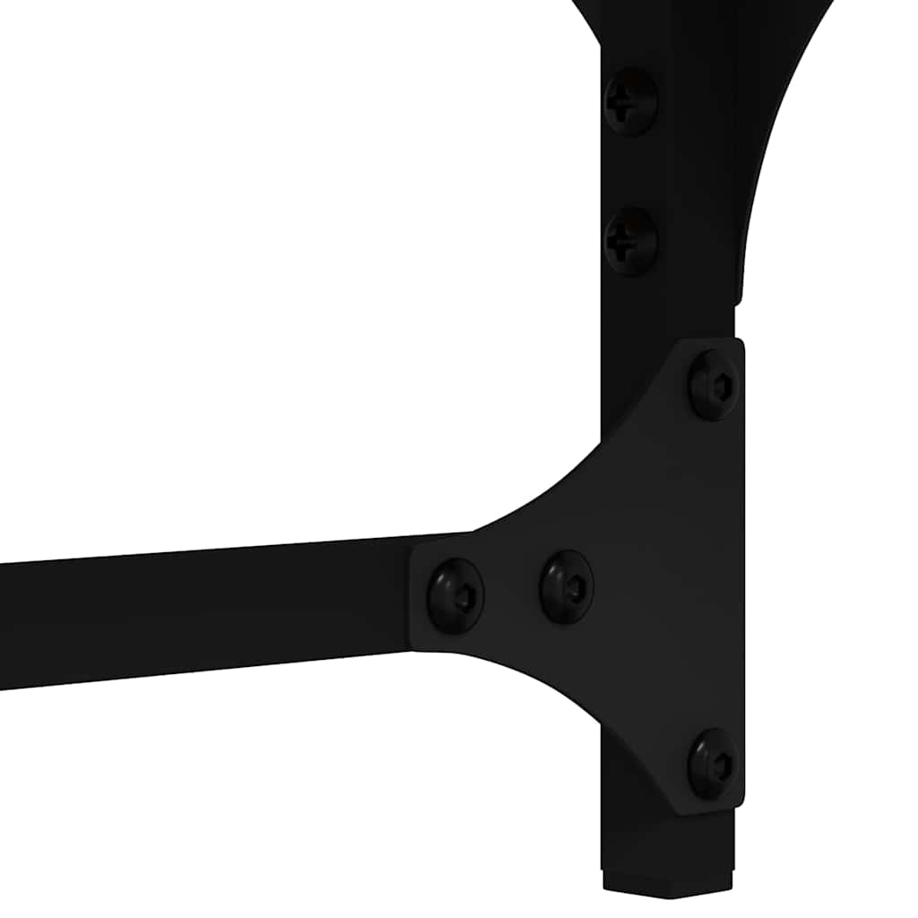 Kleiderschrank Schwarz Eichen-Optik 89 x 39 x 184.5 cm