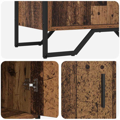 Sideboard Braun 78 x 35.5 x 74.5 cm Holzwerkstoff