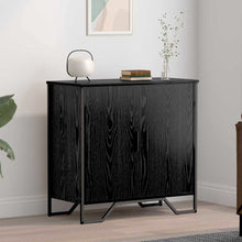 Sideboard Schwarz 78 x 35.5 x 74.5 cm Holzwerkstoff
